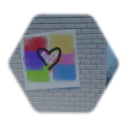Wall with painting