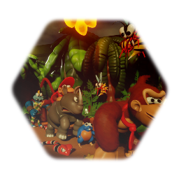 Donkey Kong Country Diorama