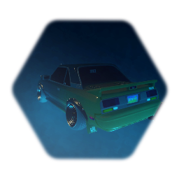 Custom 1987 toyota drift car drivable