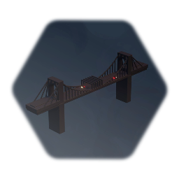 Bridge with cars ( Low thermo background )