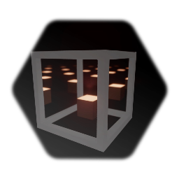 Infinite reflection cube