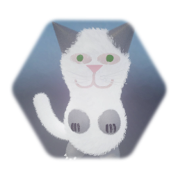 Stationary Glowing Cat Light Fuzzy