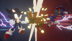 Dark sonic vs sonic.Exe