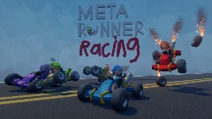 Remix of Meta runner racing title screen (not CTR ripoff)