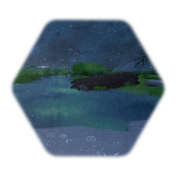 English Countryside Marsh Winter