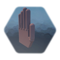 Simple posable hand