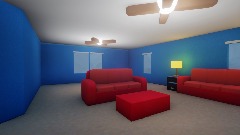 Red couch room (SML)