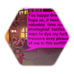 Candy cane   Edith the cat