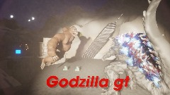 Hong Kong battle: a Godzilla gt poster