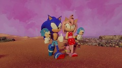 Sonic & Amy - Beach Walk