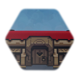 Zelda link pixel house