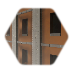 Modern house - Windowed wall piece