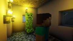 Minecraft Steve Dies after eating toast...