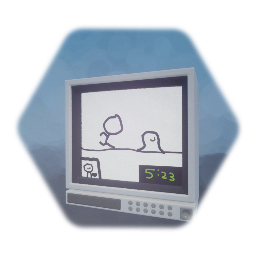 Tv screen with animations