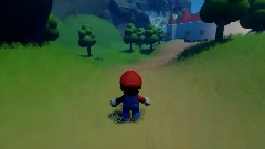 Peach castle outside