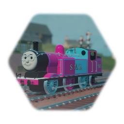 Olio the Pink and Blue Engine