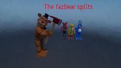 The fazbear splits poster