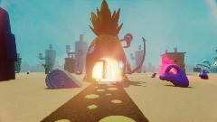 Spongebob parody: packrick destroyed the Bikini bottom