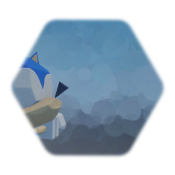 Low poly  bluehedgehog