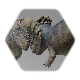 Realistic Pachycephalosaurus puppet