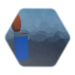 Animated Blue Bic Lighter
