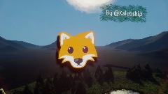 3D fox Emoji Text screensaver🦊