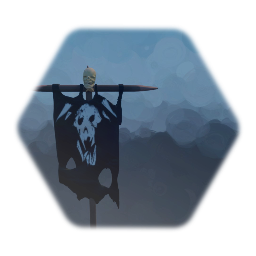 Remix of Orc banner (with Skull)