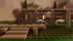 LEGO Fransworth House Scene