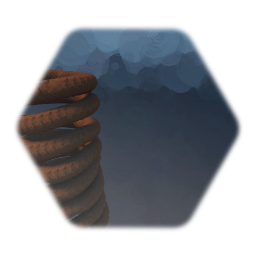 Coil Spring - deformed rusty