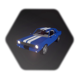 High-Detail Muscle Car