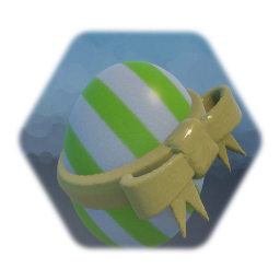 Green/White Easter Egg