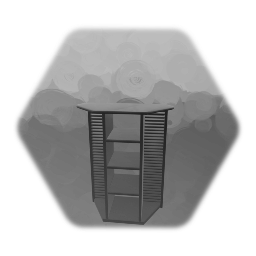 90's Entertainment Stand and CD Rack