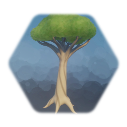 Curvy Striped Forest Tree