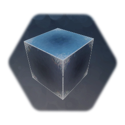 Frozen Metal Cube