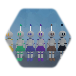 Starbots mirror characters