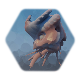 Flying creature head