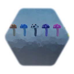 Colorful Mushrooms