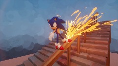 Sonic grinding on rails