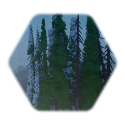 Assortment  of fir trees
