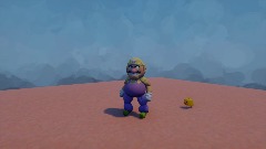 Wario gets chased by chicken