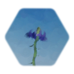 Beautiful Waving Purple Flower