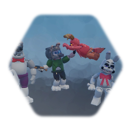 Fiz bunnie and toy Fiz Bunnieskins