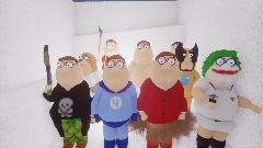 Multiverse Multi-Peter Family Guy