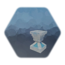 Marble pedestal