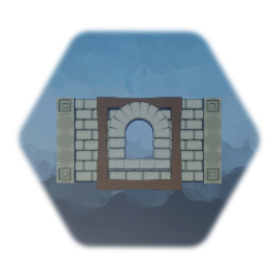 Castle Brick Wall Window 2