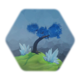 Blue Tree Crystal Mound