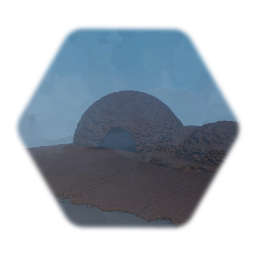 Grotte montagne sombre