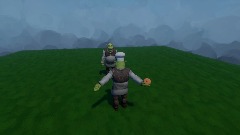 Shrek vs chef shrek staring contest