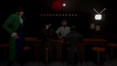 Two Violent Men in a Bar