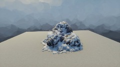 Снег на камнях 29/4/2019